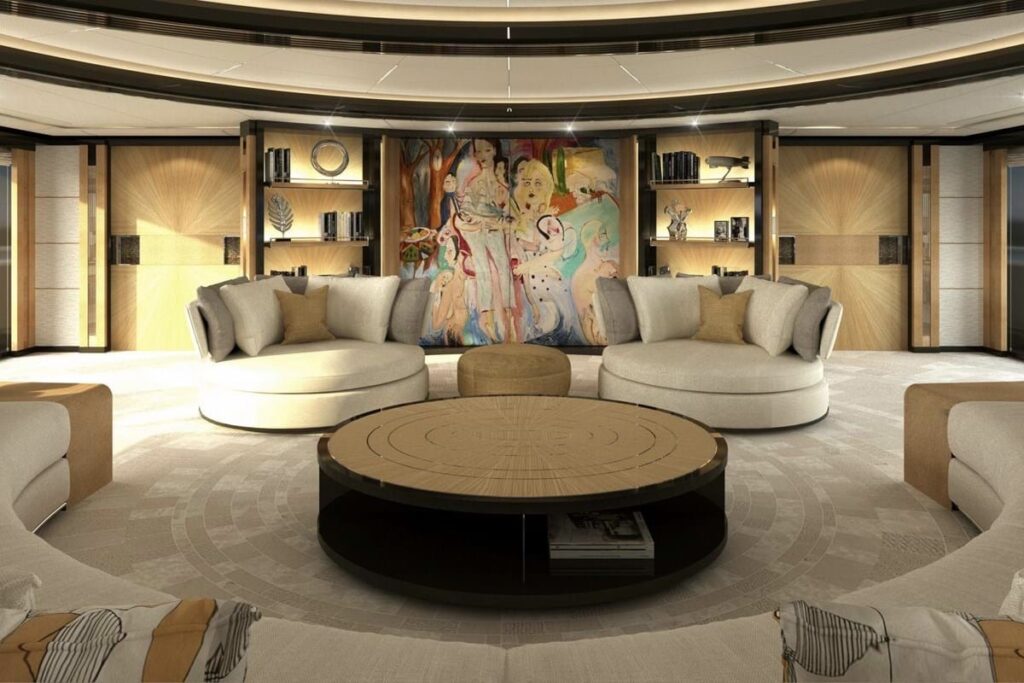 x yacht interior