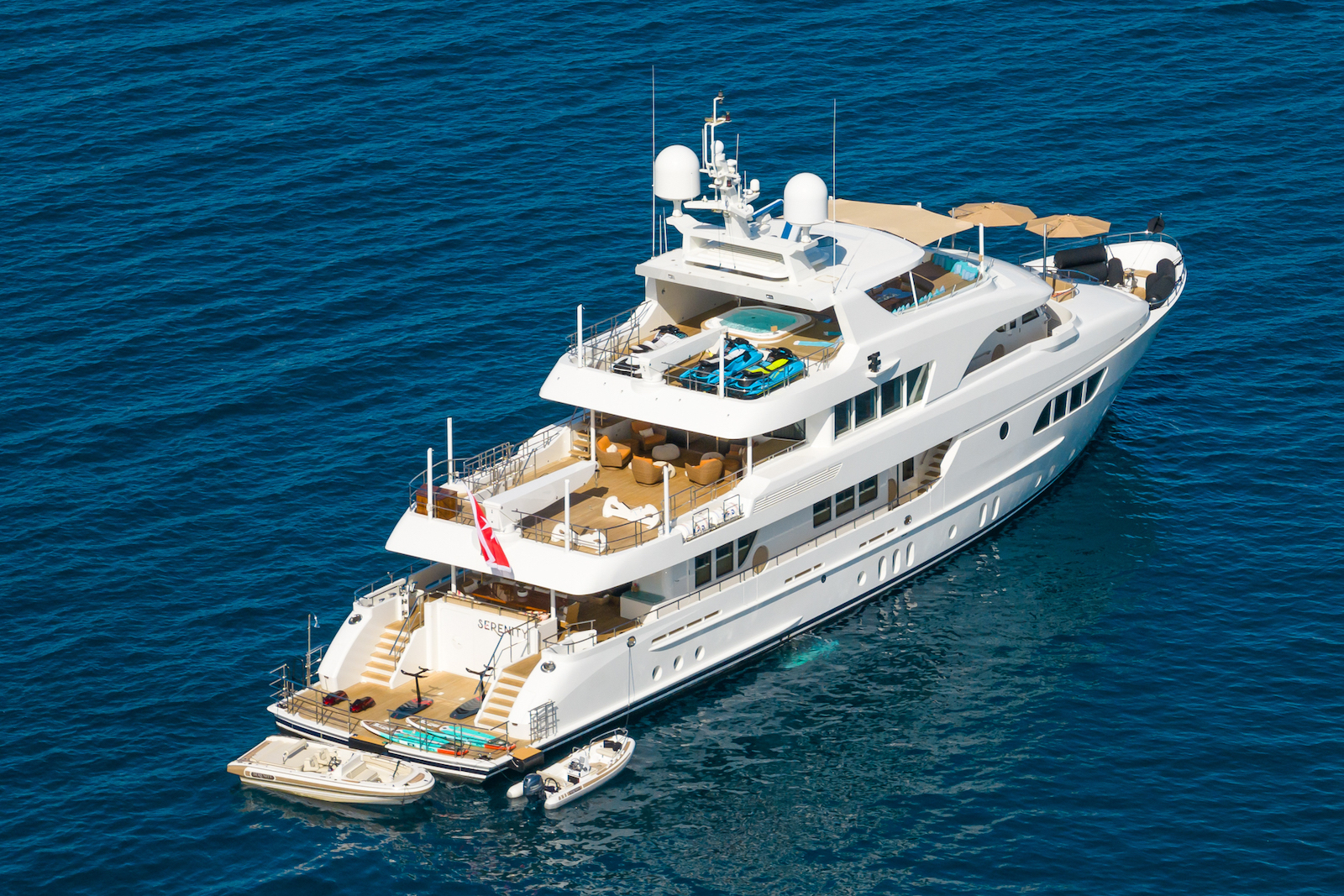 serenity yacht charter price