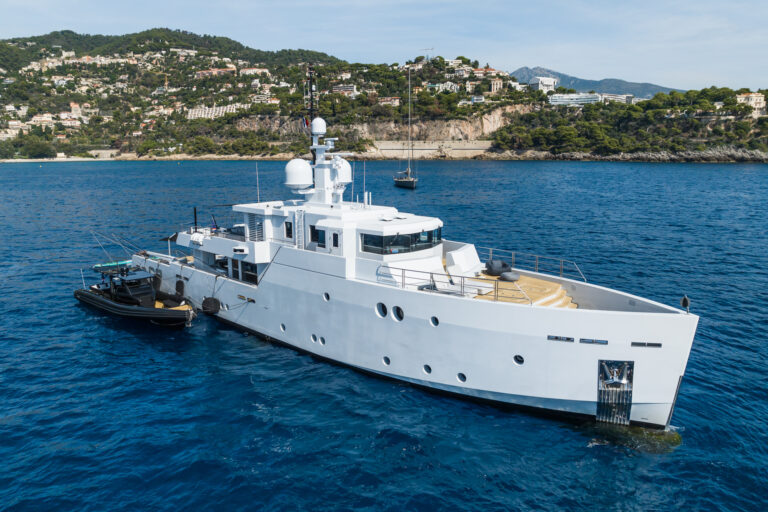 superyacht in monaco