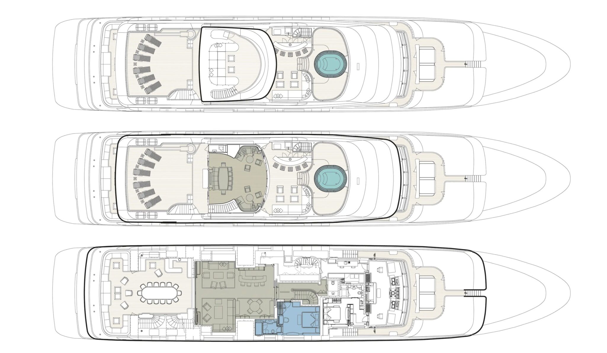SEANNA Yacht Layout TWW Yachts