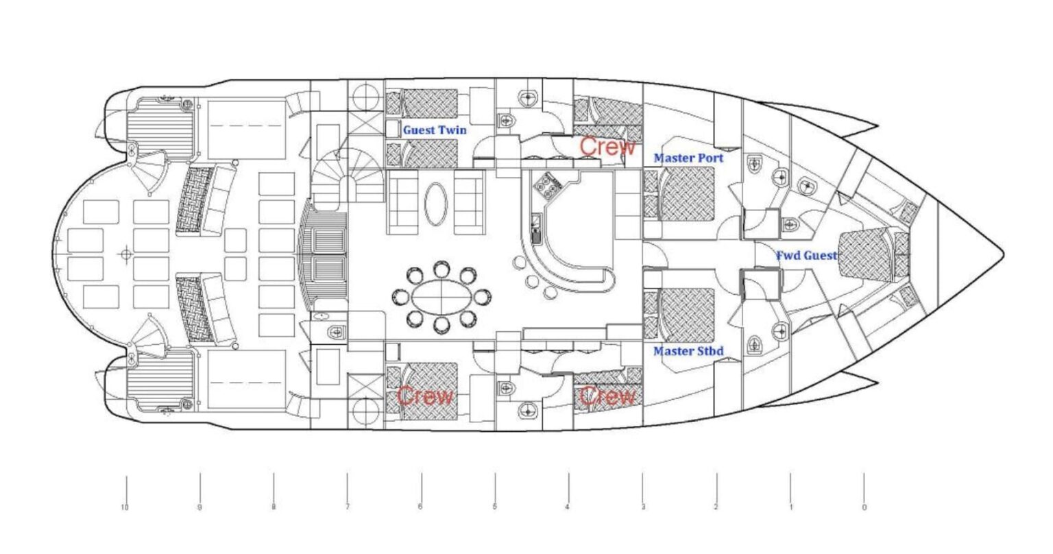 ULTIMATE LADY Yacht Layout TWW Yachts